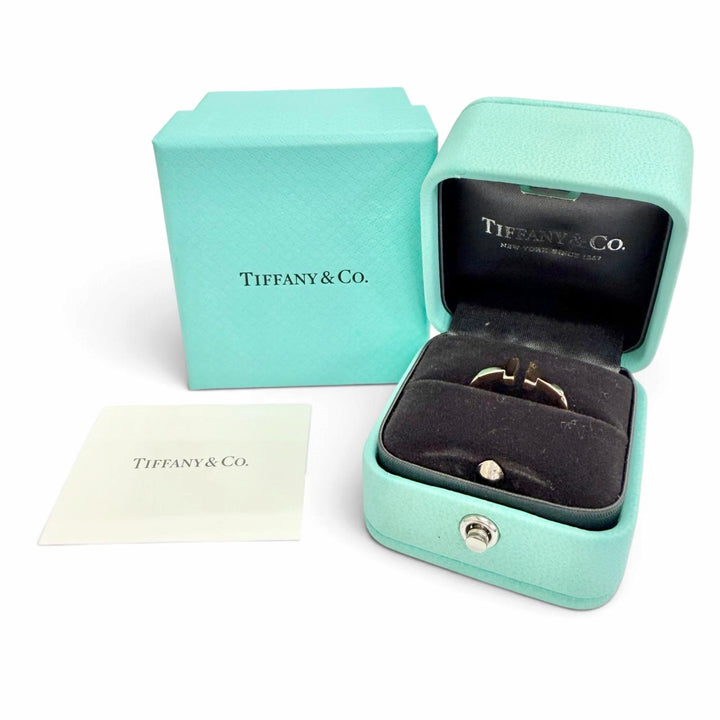Excellent TIFFANY&Co. T wire ring 750(PG) Purchased in April 2025 Pink gold