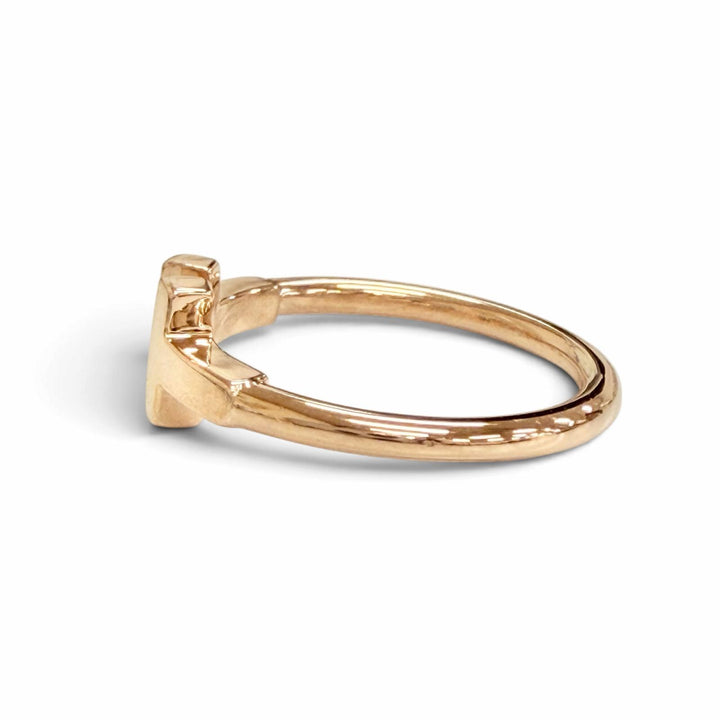 Excellent TIFFANY&Co. T wire ring 750(PG) Purchased in April 2025 Pink gold