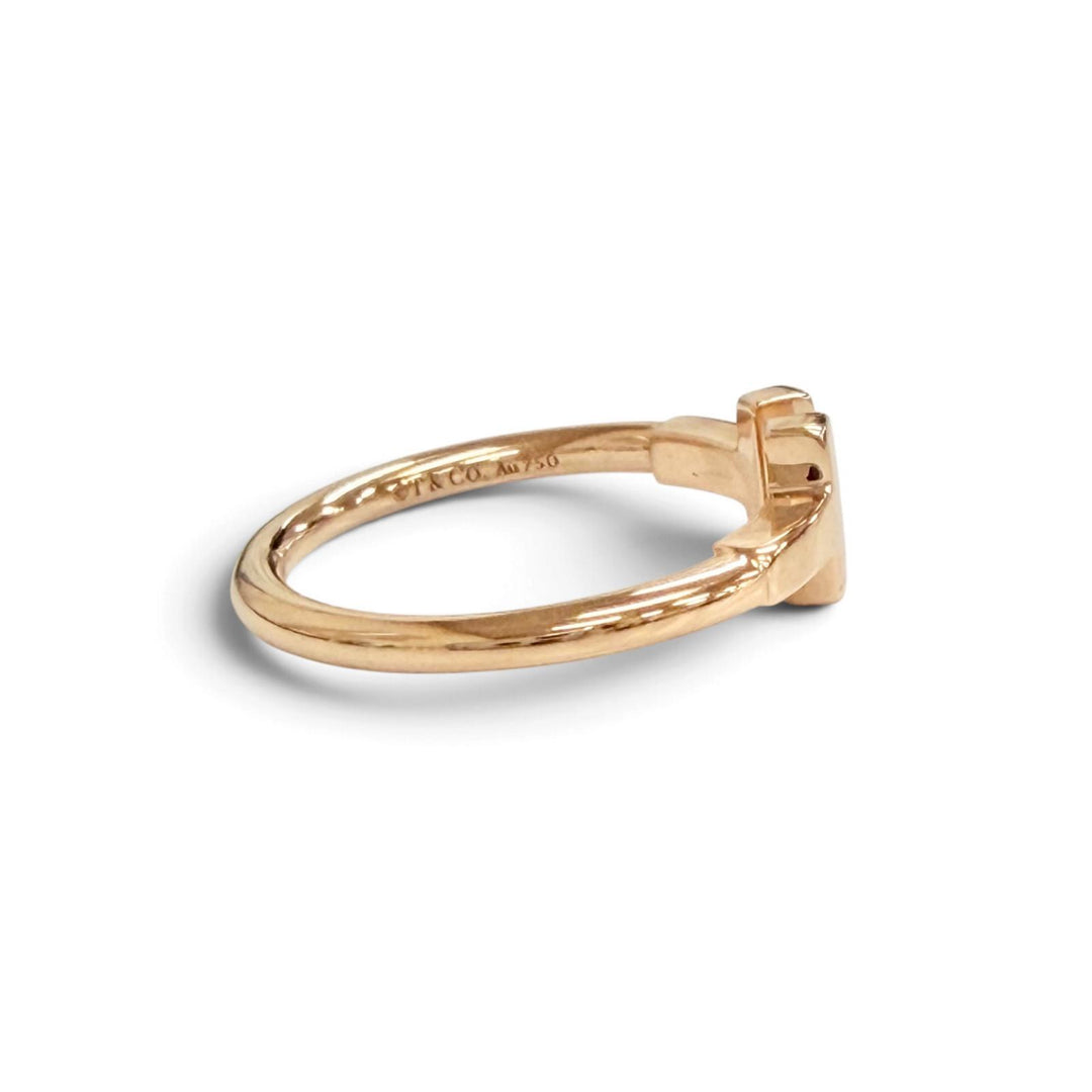 Excellent TIFFANY&Co. T wire ring 750(PG) Purchased in April 2025 Pink gold