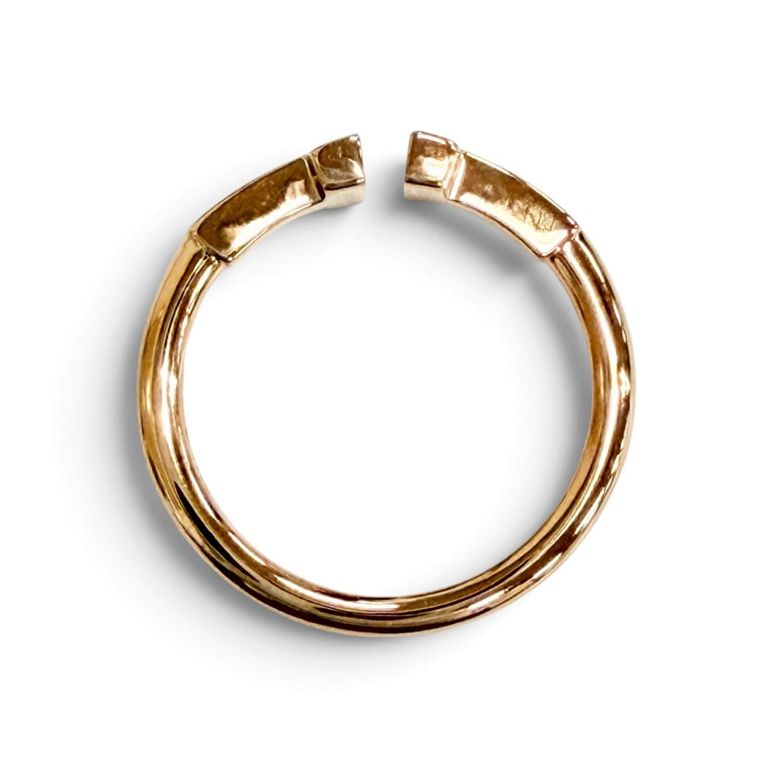 Excellent TIFFANY&Co. T wire ring 750(PG) Purchased in April 2025 Pink gold