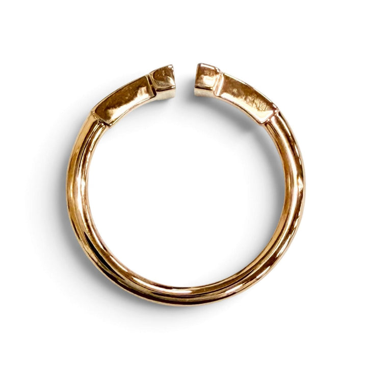 Excellent TIFFANY&Co. T wire ring 750(PG) Purchased in April 2025 Pink gold