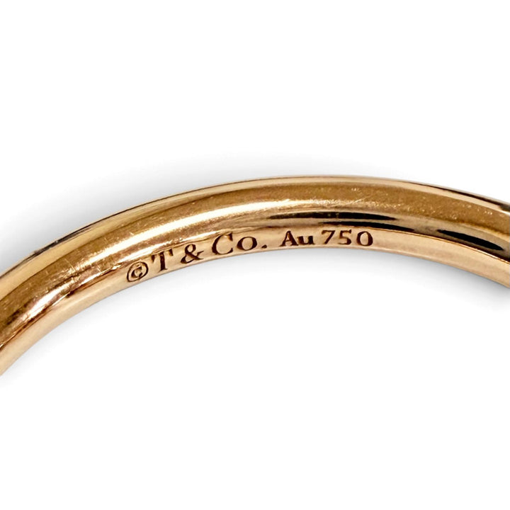 Excellent TIFFANY&Co. T wire ring 750(PG) Purchased in April 2025 Pink gold