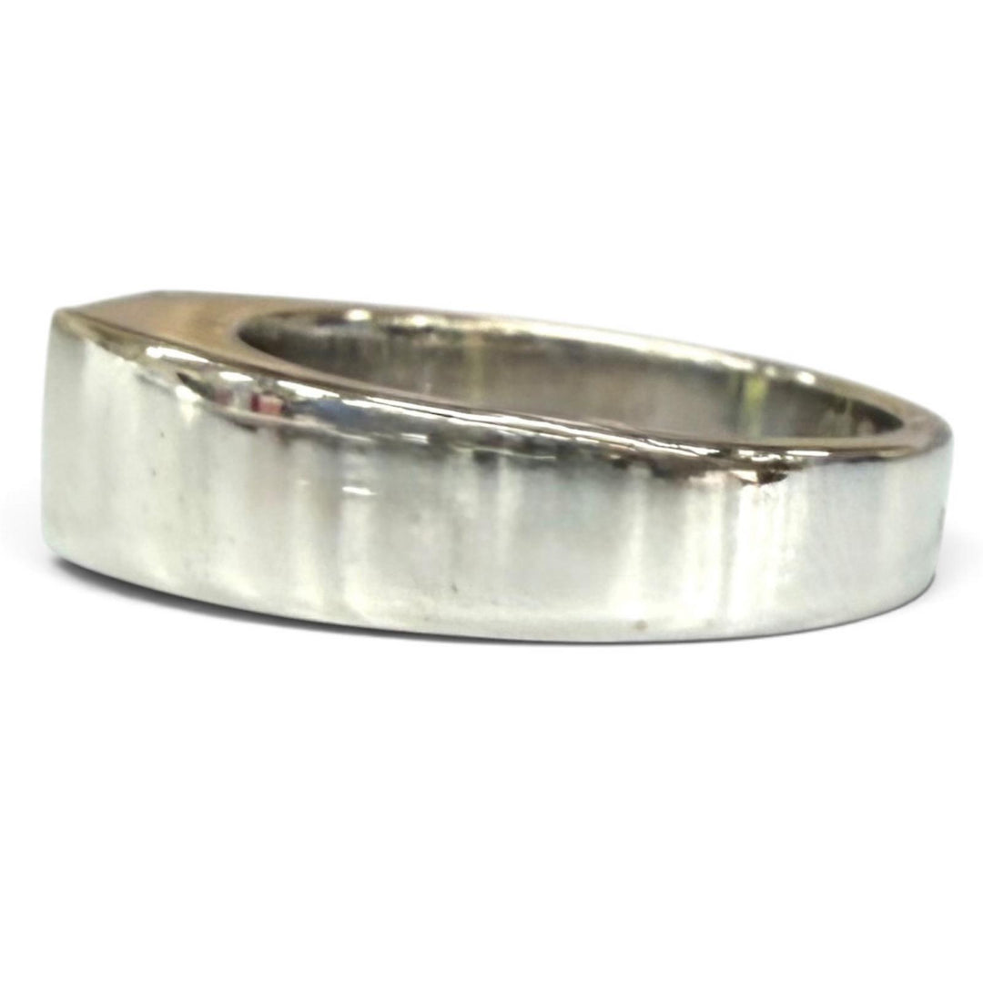 Very Good Cartier Ring ring Tank peridot White gold 750(WG) Women 48