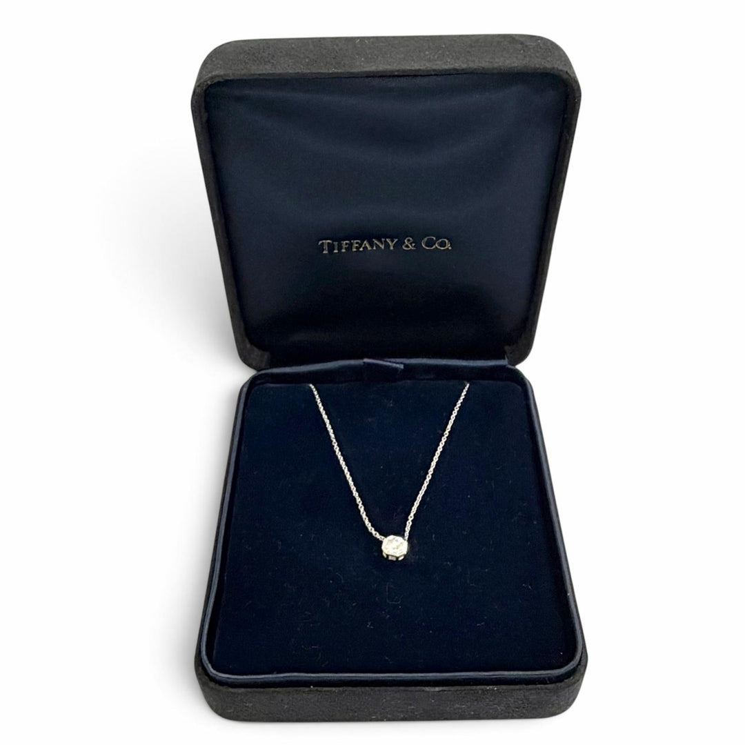 Great TIFFANY&Co. Necklace Lucida Diamond PT750