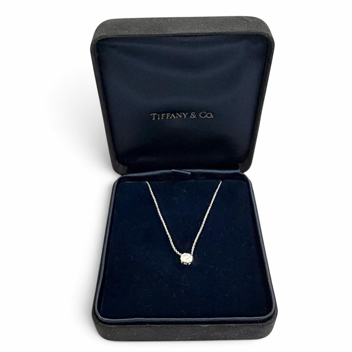 Great TIFFANY&Co. Necklace Lucida Diamond PT750