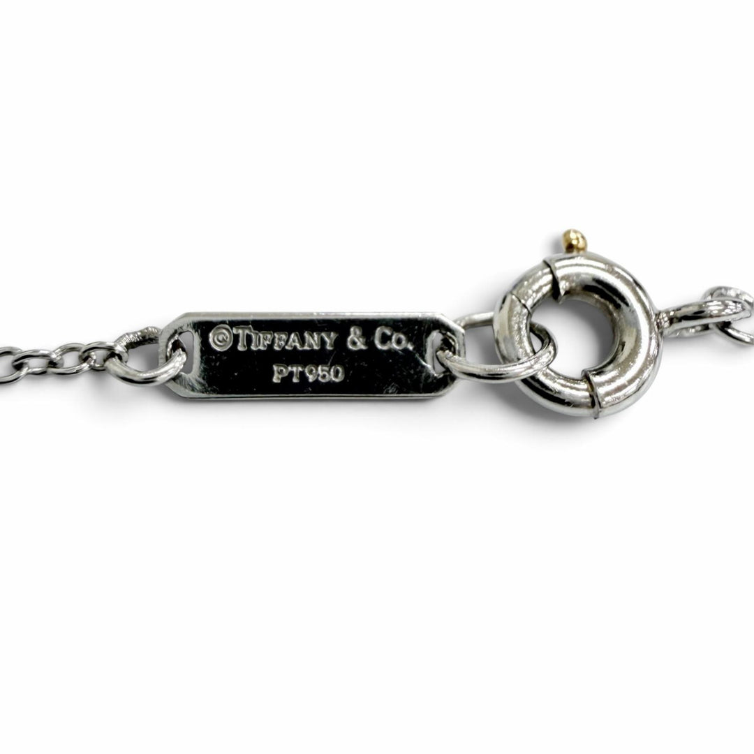 Great TIFFANY&Co. Necklace Lucida Diamond PT750