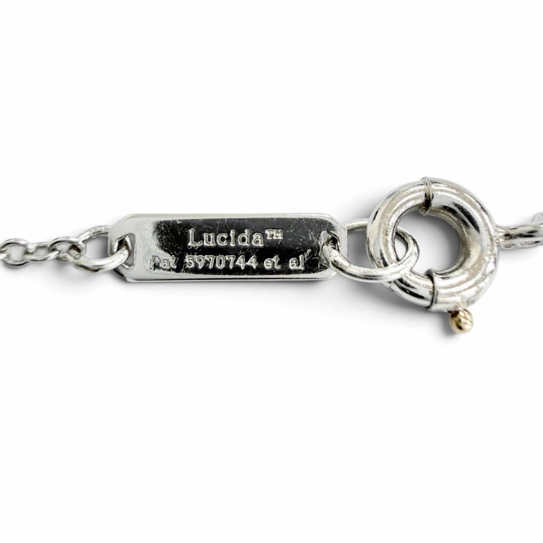 Great TIFFANY&Co. Necklace Lucida Diamond PT750