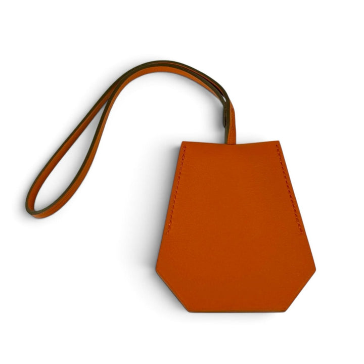 Pristine HERMES charm 2024 Year Gift Key Clochette Bag Vaux Swift Leather Women