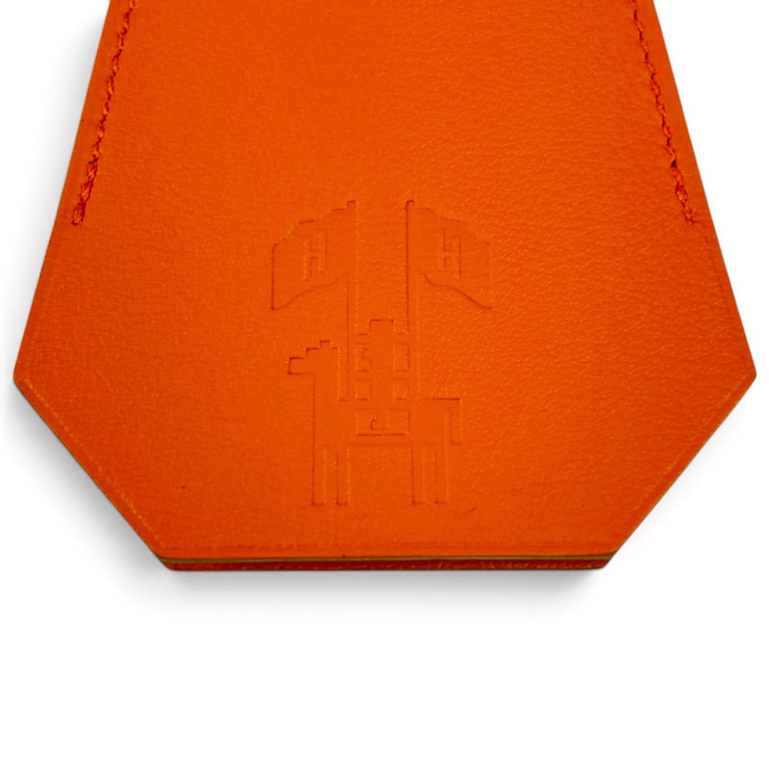 Pristine HERMES charm 2024 Year Gift Key Clochette Bag Vaux Swift Leather Women