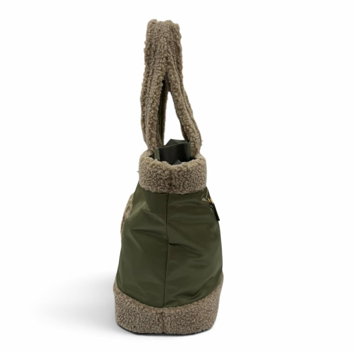 Great HUNTING WORLD Handbag Dolce Boa 2-Way Shoulder Bag khaki Nylon Women