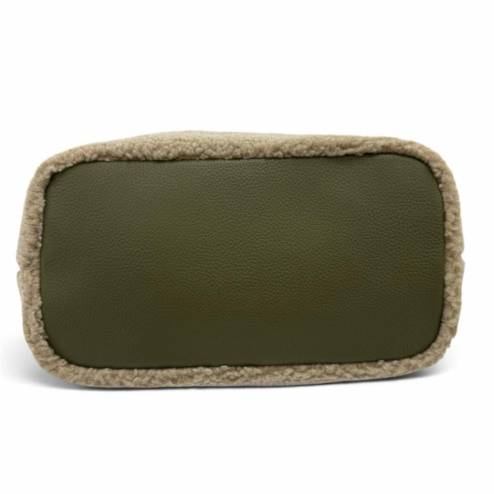 Great HUNTING WORLD Handbag Dolce Boa 2-Way Shoulder Bag khaki Nylon Women