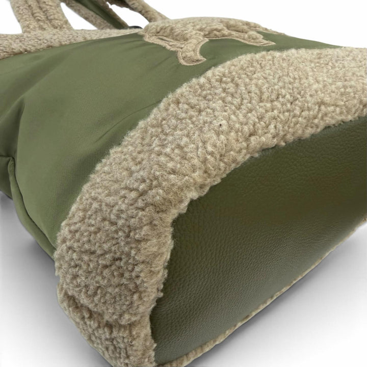 Great HUNTING WORLD Handbag Dolce Boa 2-Way Shoulder Bag khaki Nylon Women