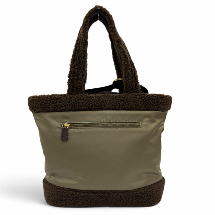 Great HUNTING WORLD Handbag Dolce Boa 2-Way Shoulder Bag khaki Nylon Women