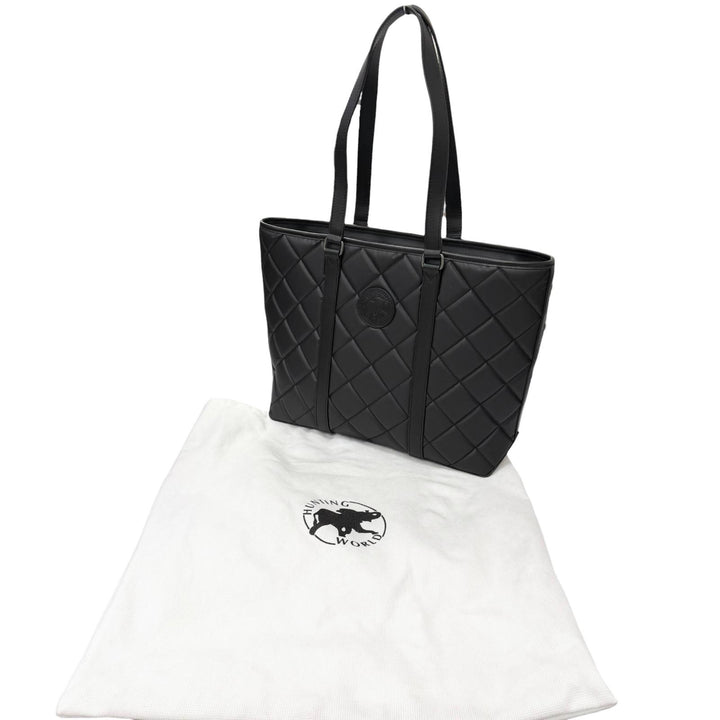 Great HUNTING WORLD Tote Bag Batue Origin Neo Quilting A4 size storage possible