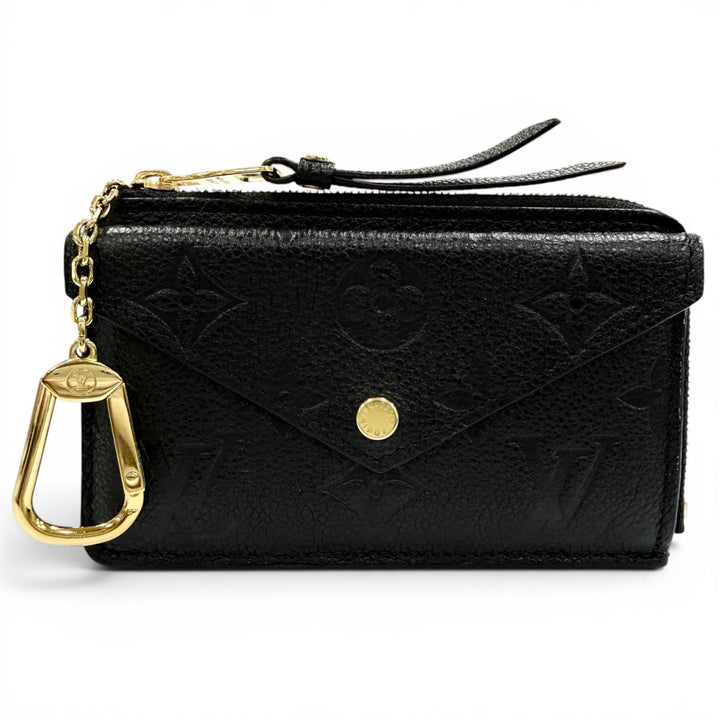 Very Good LOUIS VUITTON Card Case Monogram Empreinte leather M69421