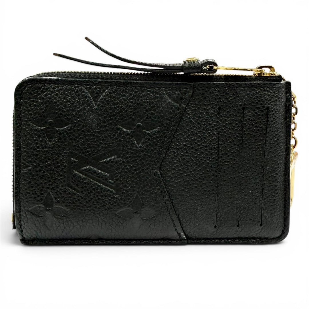 Very Good LOUIS VUITTON Card Case Monogram Empreinte leather M69421