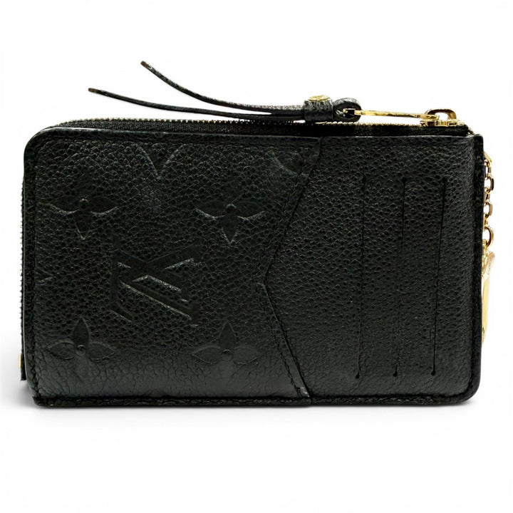 Very Good LOUIS VUITTON Card Case Monogram Empreinte leather M69421