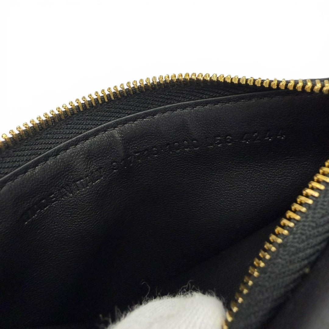 Great BALENCIAGA Card Case Rodeo Large Coin Card Holder black 817716