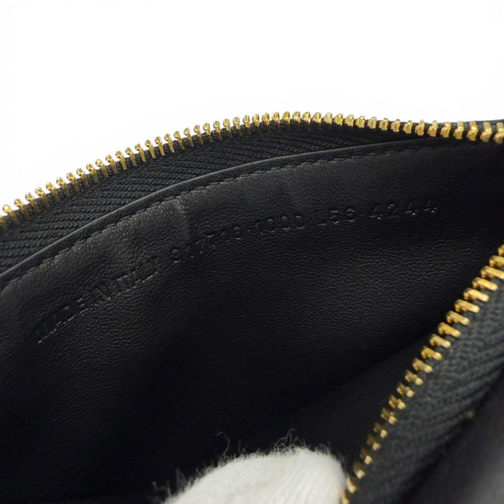 Great BALENCIAGA Card Case Rodeo Large Coin Card Holder black 817716