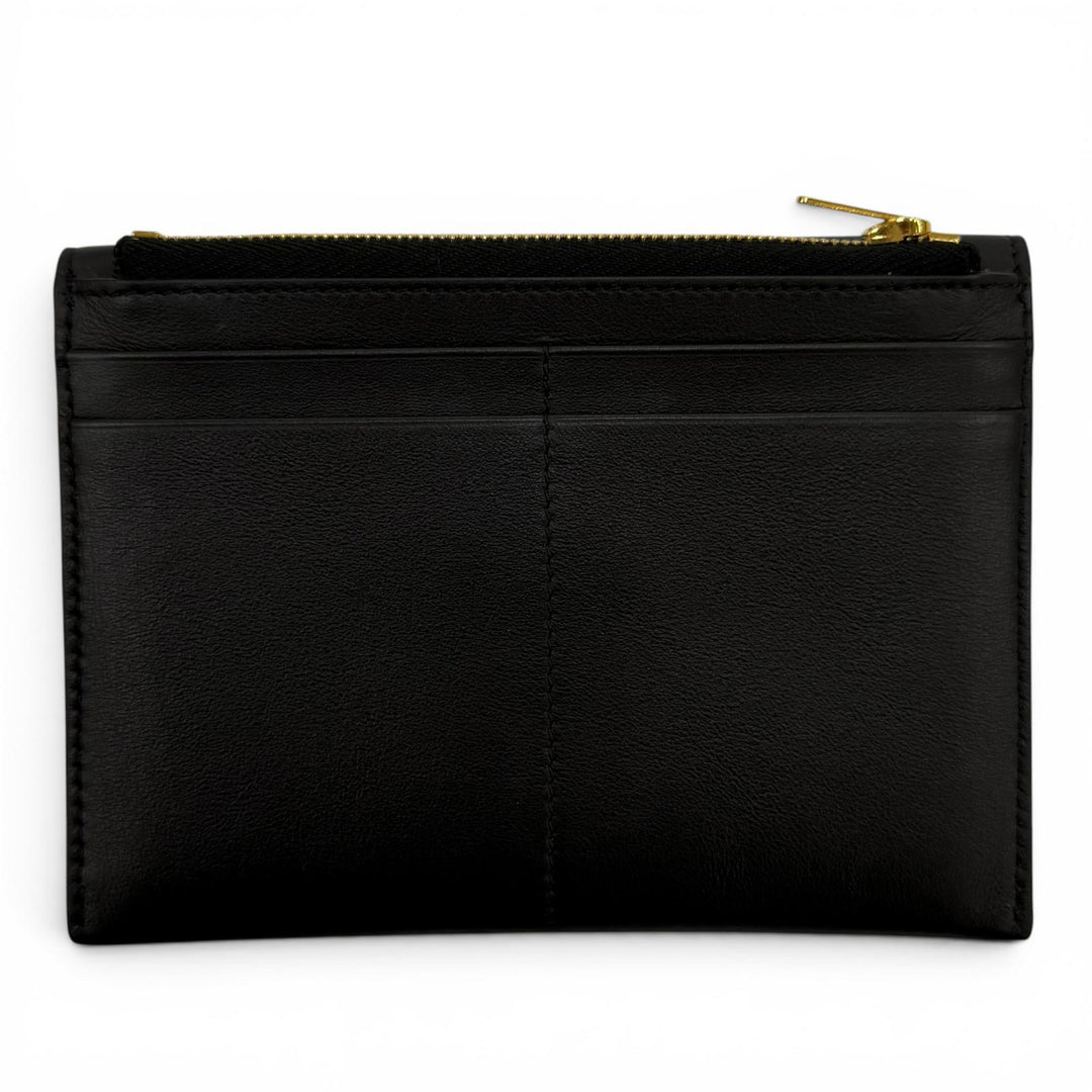 Great BALENCIAGA Card Case Rodeo Large Coin Card Holder black 817716