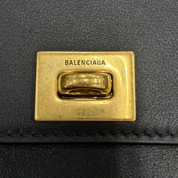 Great BALENCIAGA Card Case Rodeo Large Coin Card Holder black 817716
