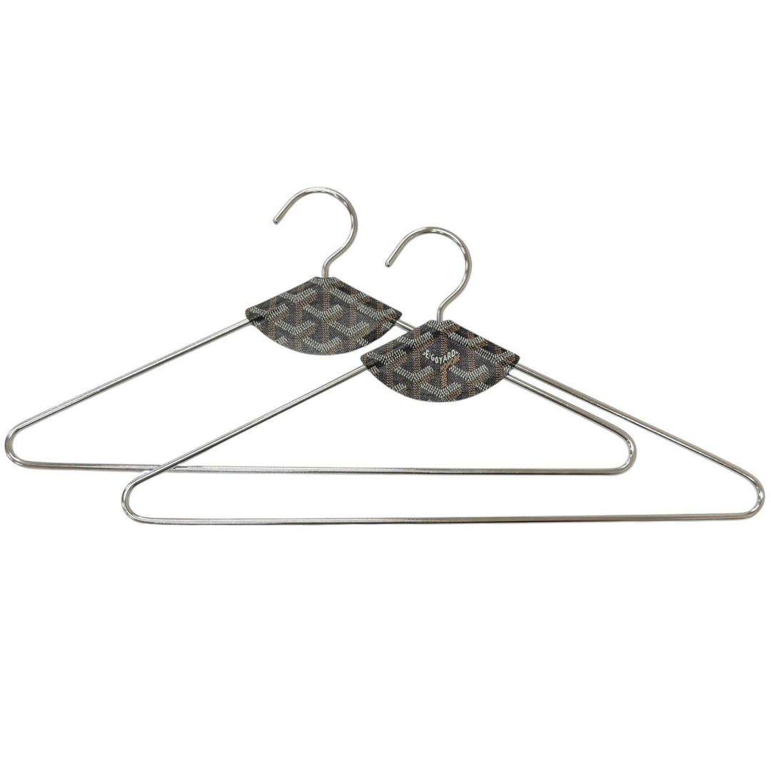 Great GOYARD Pair Hanger Libre Metal (Set of 2) Silver Gojardin Canvas mens