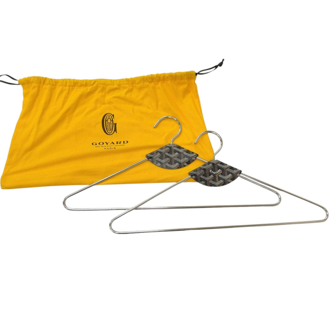 Great GOYARD Pair Hanger Libre Metal (Set of 2) Silver Gojardin Canvas mens