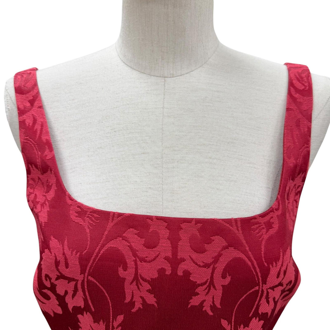 Excellent Christian Dior one piece Red cotton Women 38 311R42A7137