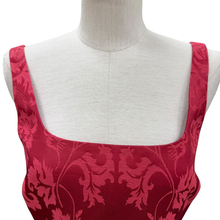 Excellent Christian Dior one piece Red cotton Women 38 311R42A7137