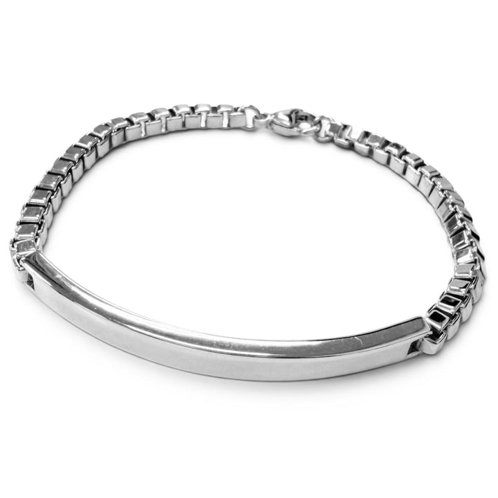 Excellent TIFFANY&Co. Venetian ID Bracelet Accessories Silver AG925