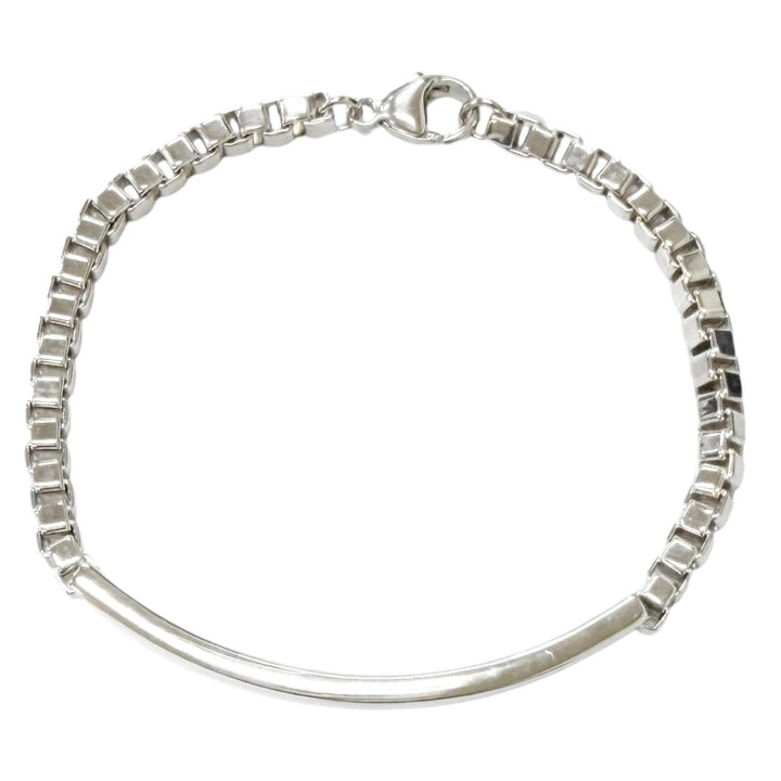 Excellent TIFFANY&Co. Venetian ID Bracelet Accessories Silver AG925
