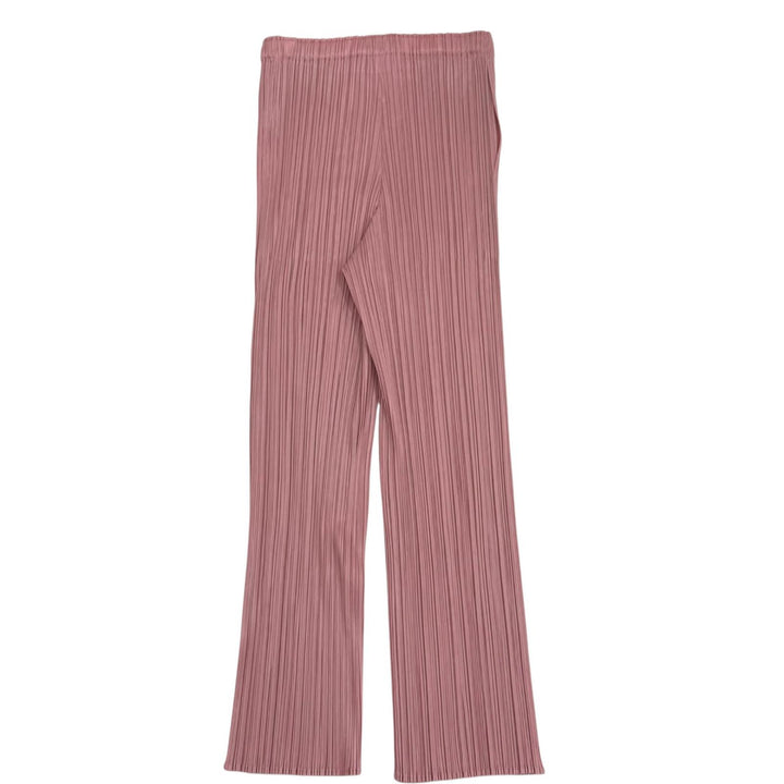 Excellent PLEATS PLEASE Pants Pleated pink polyester Women 2 PP53JF134