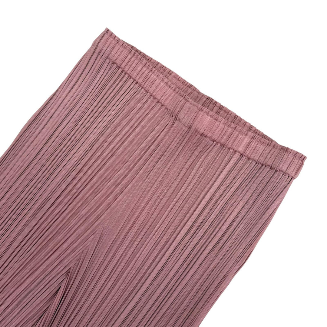 Excellent PLEATS PLEASE Pants Pleated pink polyester Women 2 PP53JF134