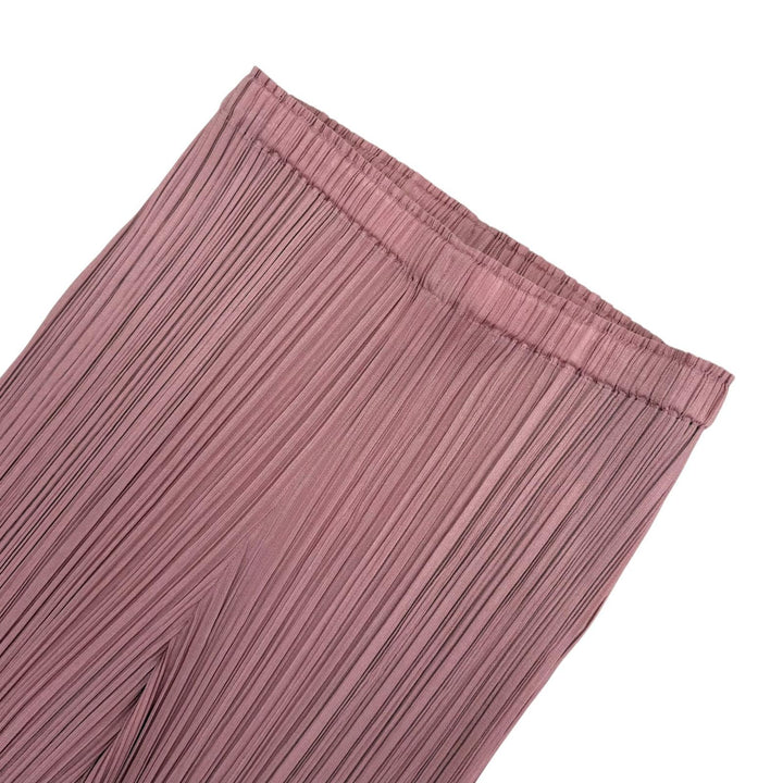 Excellent PLEATS PLEASE Pants Pleated pink polyester Women 2 PP53JF134
