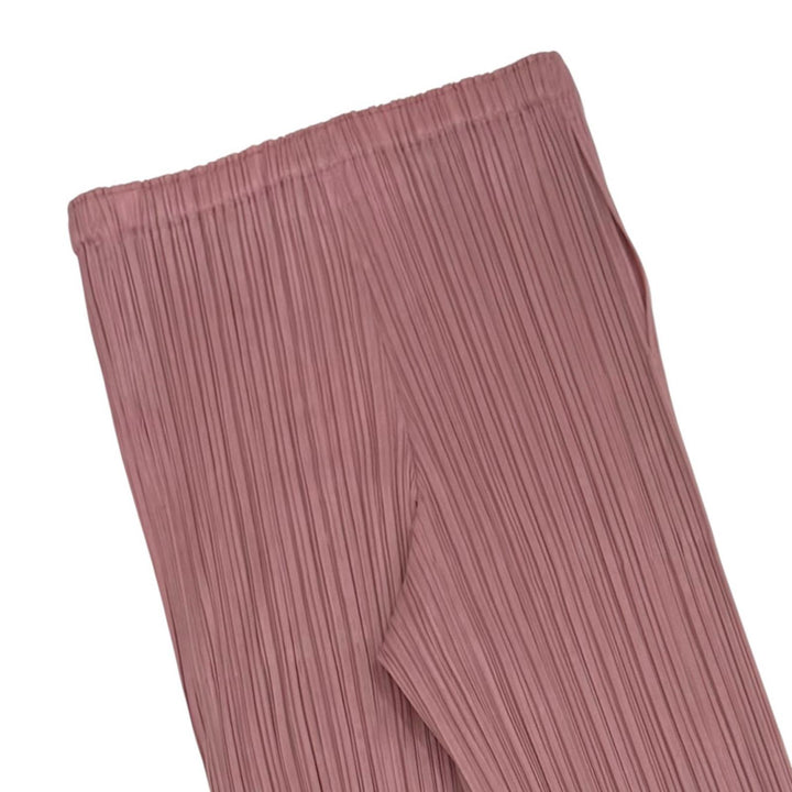 Excellent PLEATS PLEASE Pants Pleated pink polyester Women 2 PP53JF134