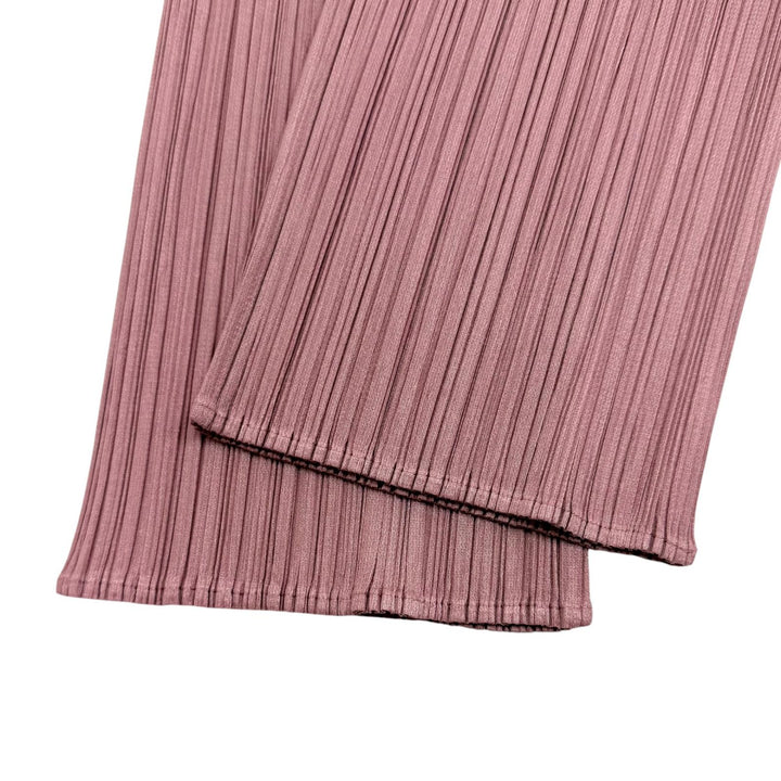 Excellent PLEATS PLEASE Pants Pleated pink polyester Women 2 PP53JF134