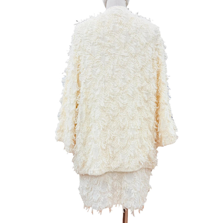 CHANEL 21S Runway Complete 3-Piece Look Cardigan Vest Skirt 36/36/38