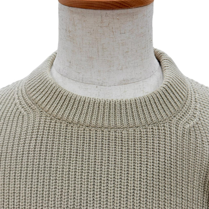 Pristine LOUIS VUITTON knit Stitched Teddy Beige cotton mens S 1A8P3Z