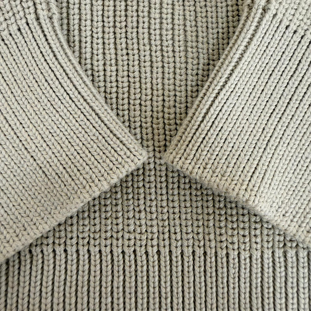 Pristine LOUIS VUITTON knit Stitched Teddy Beige cotton mens S 1A8P3Z