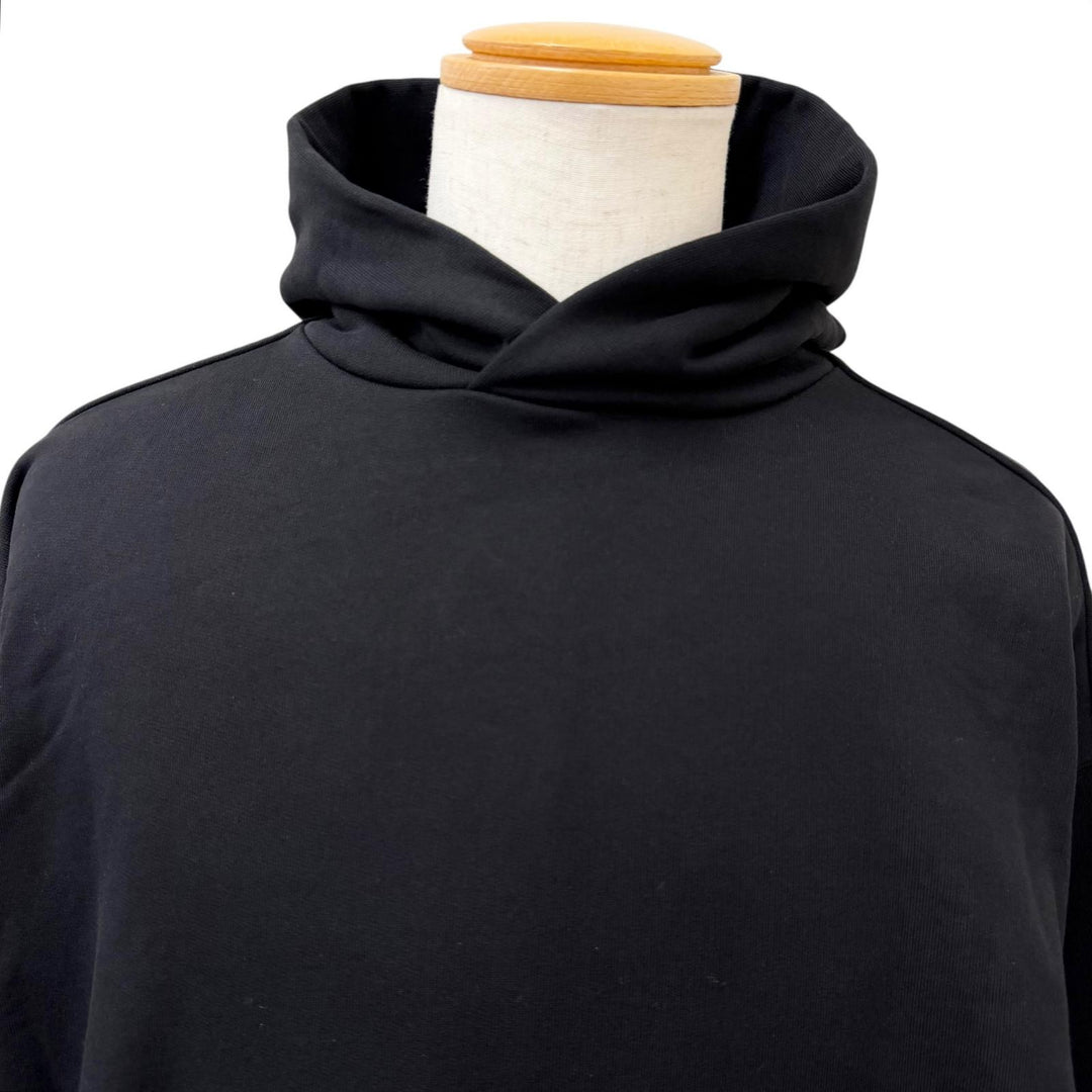 Pristine BALENCIAGA hoodie GARDE-ROBE Pullover black cotton