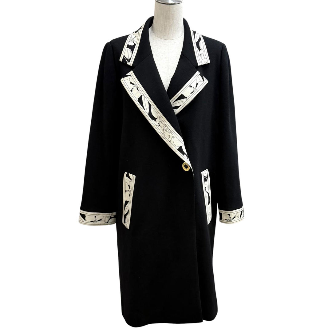 Great LEONARD FASHION coat Includes 4 extra belts and logo buttons. wool 11