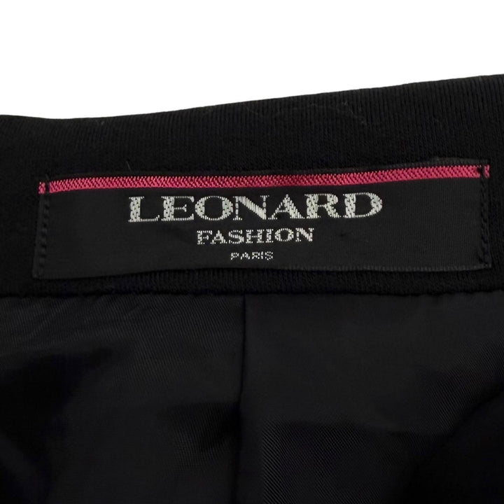 Great LEONARD FASHION coat Includes 4 extra belts and logo buttons. wool 11