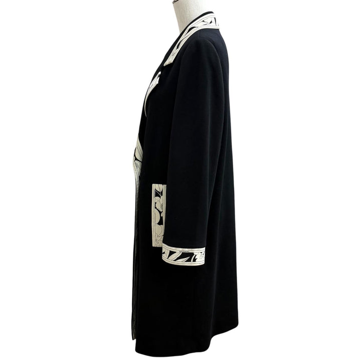 Great LEONARD FASHION coat Includes 4 extra belts and logo buttons. wool 11
