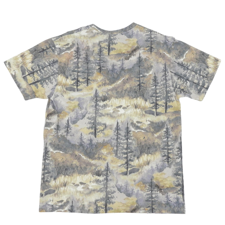 Pristine GUCCI×THE NORTH FACE Short sleeve T-shirt Forest Print Multi 672475