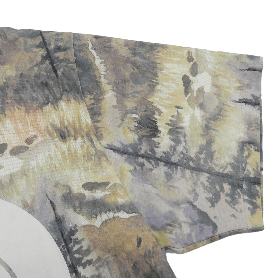 Pristine GUCCI×THE NORTH FACE Short sleeve T-shirt Forest Print Multi 672475