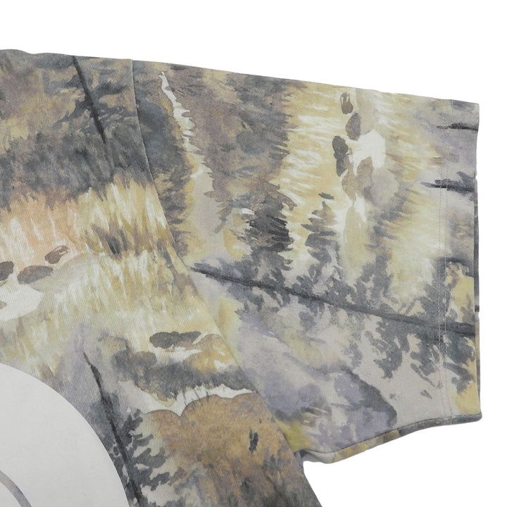 Pristine GUCCI×THE NORTH FACE Short sleeve T-shirt Forest Print Multi 672475