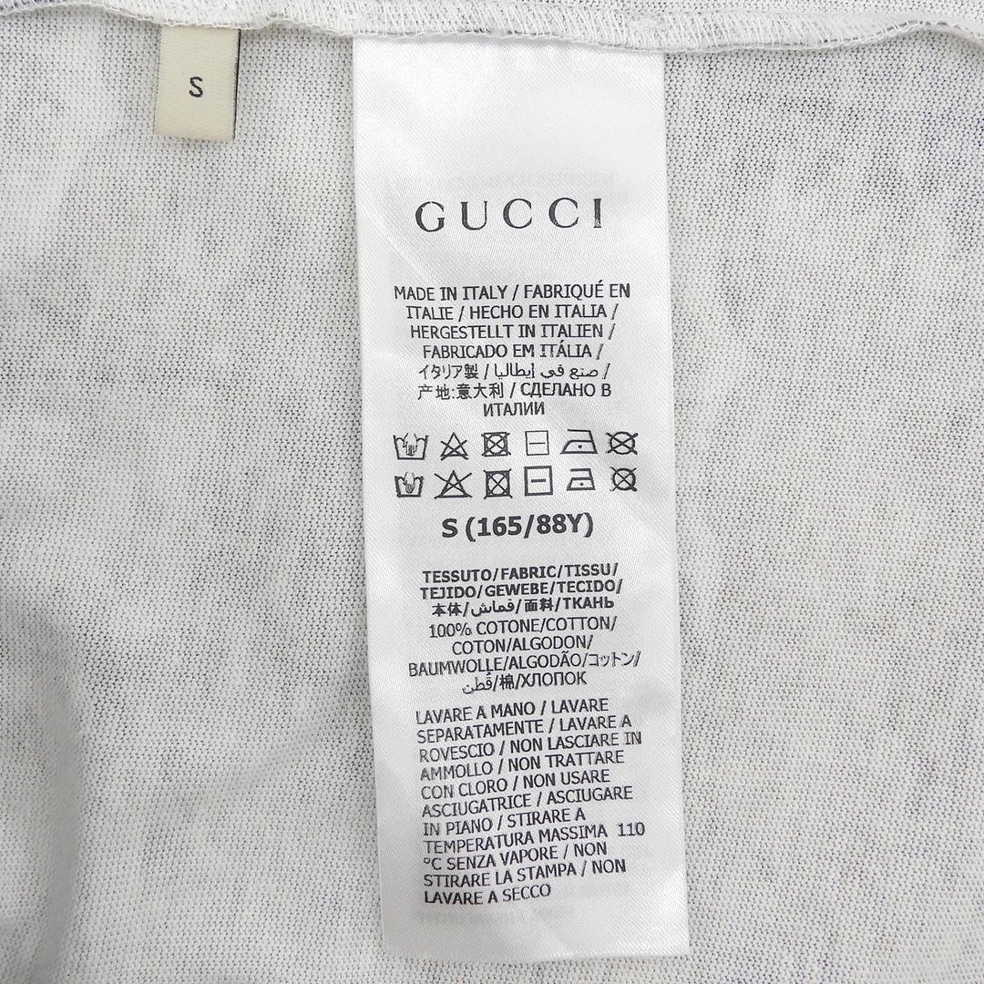 Pristine GUCCI×THE NORTH FACE Short sleeve T-shirt Forest Print Multi 672475