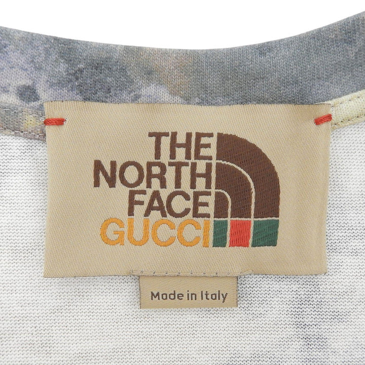 Pristine GUCCI×THE NORTH FACE Short sleeve T-shirt Forest Print Multi 672475