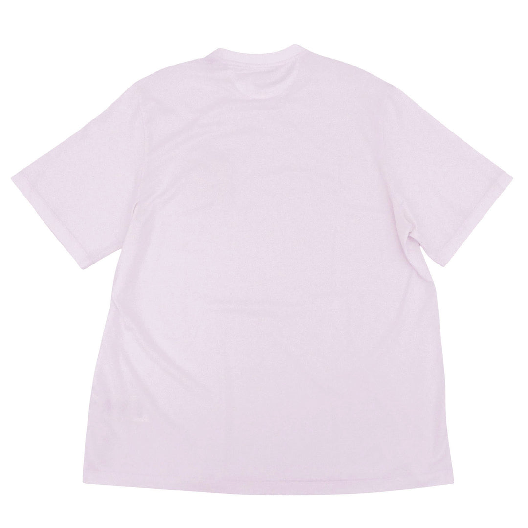 Pristine FENDI Short sleeve T-shirt FF logo crew neck pink cotton mens L FY1217