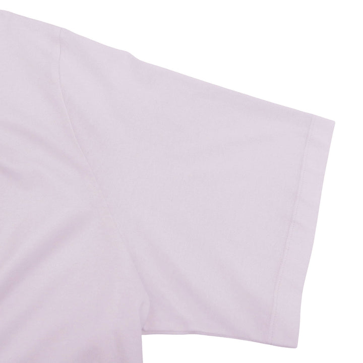 Pristine FENDI Short sleeve T-shirt FF logo crew neck pink cotton mens L FY1217